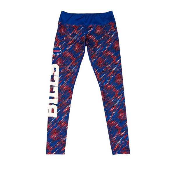 NFL Team Apparel Buffalo Bills Logo Static Rain Leggings Size M #2022 GO BILLS! - Picture 2 of 6